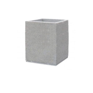 бетонный вазон 60x60x80 серый